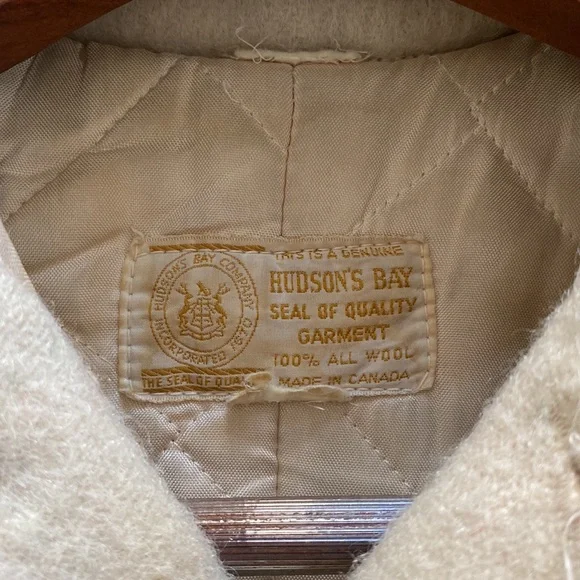 Vintage Original Hudson’s Bay Wool Toggle Coat XS/S - Picture 4 of 5
